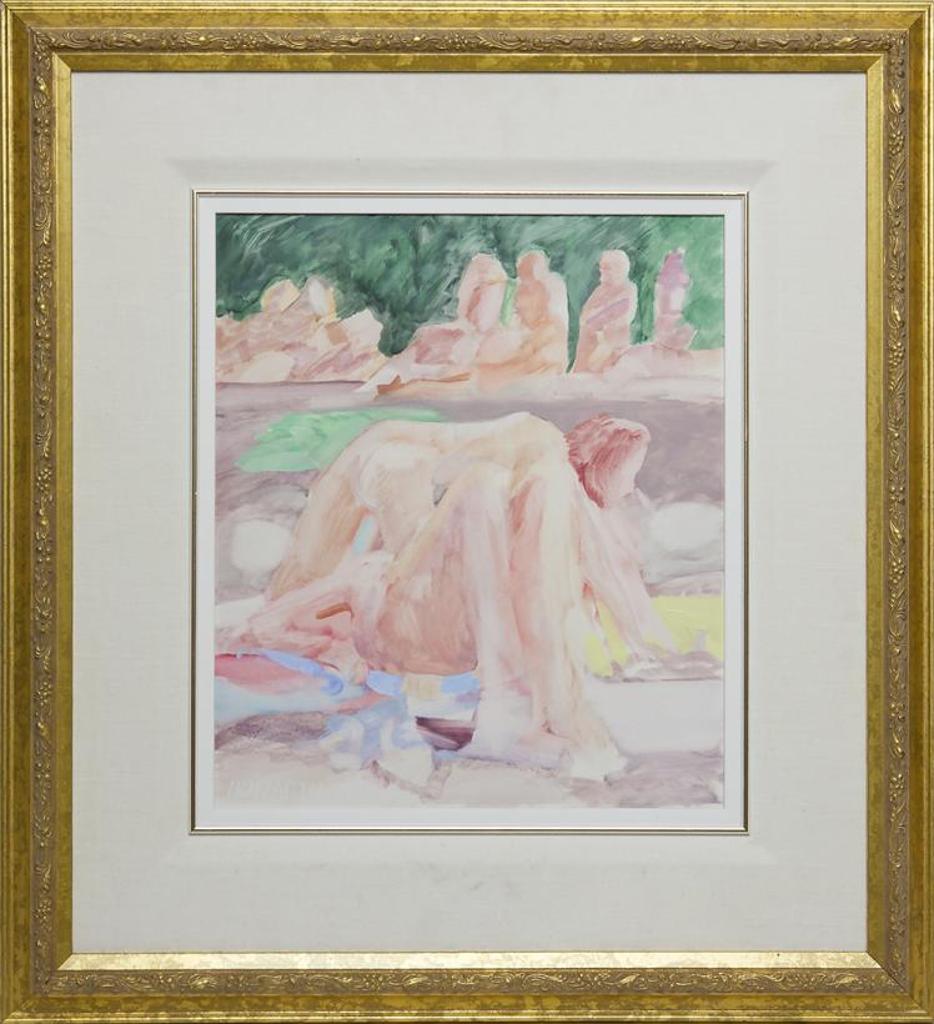 Glenn Howarth (1946-2009) - Crawling Beach Figure