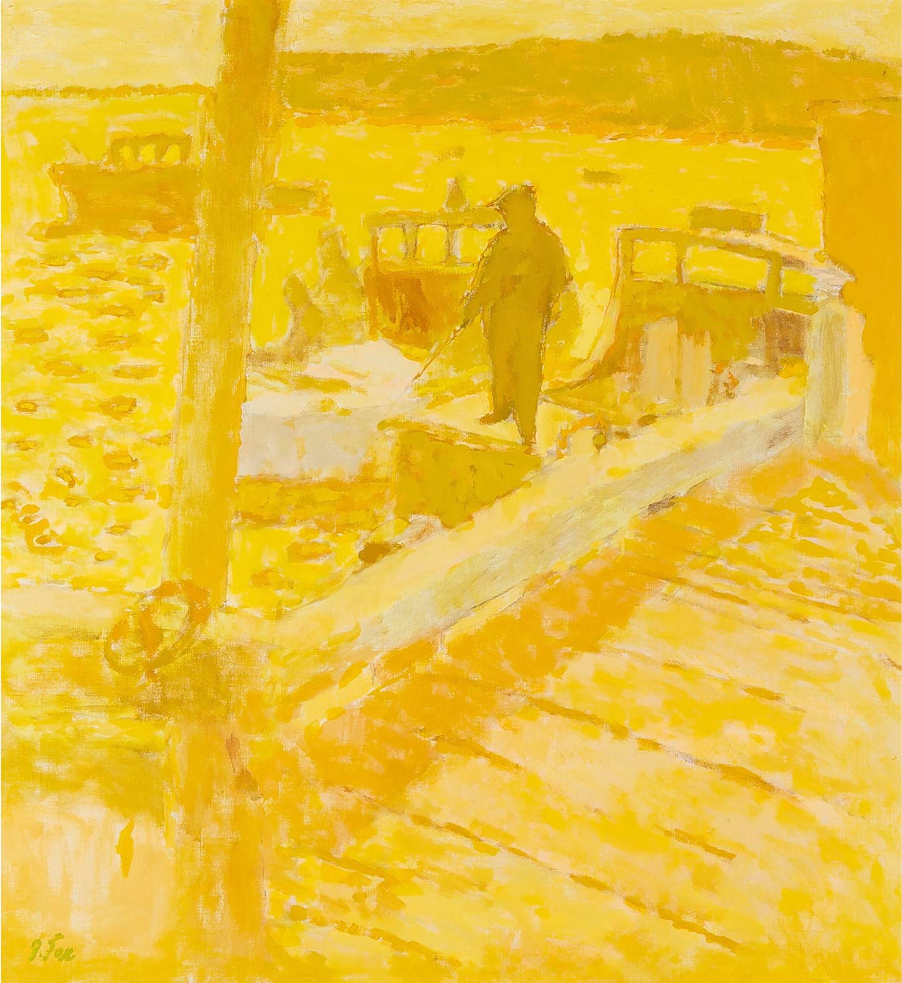 John Richard Fox (1927-2008) - Dockside