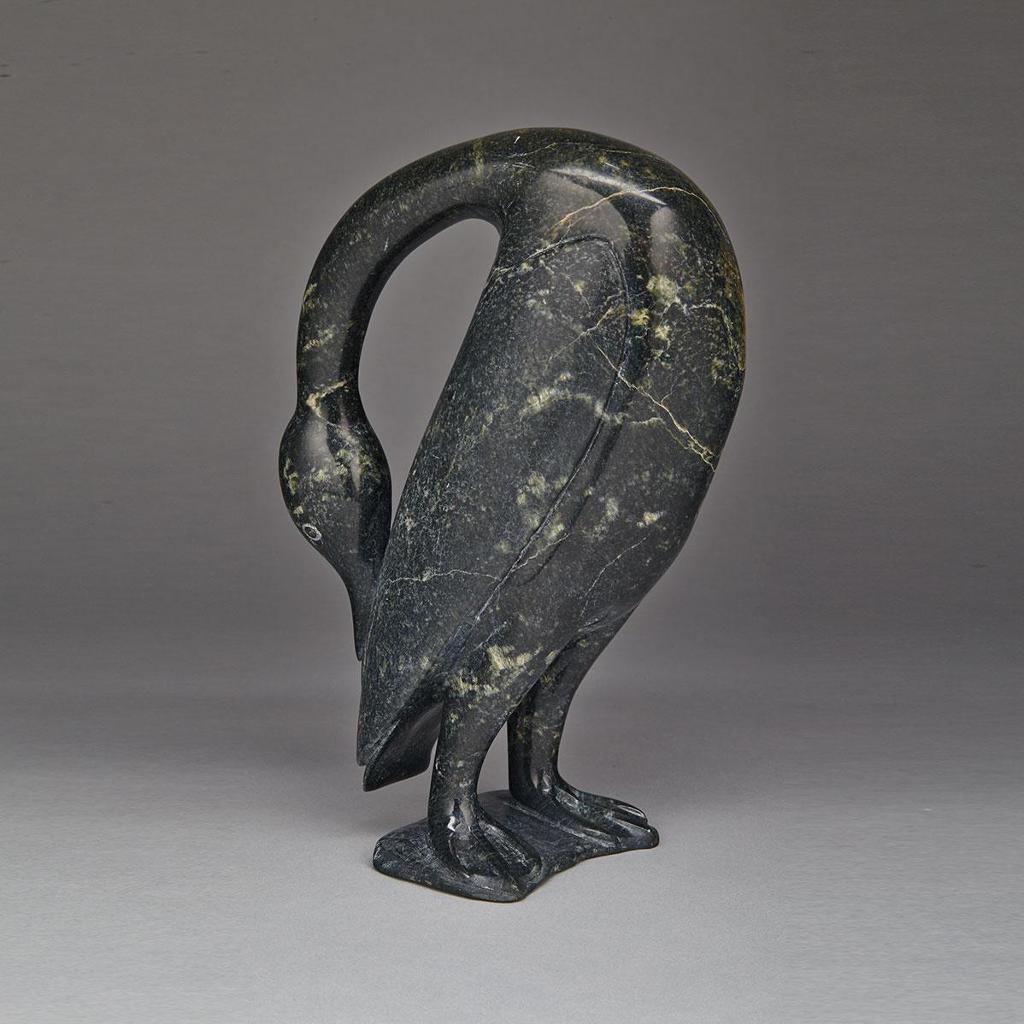 Pitseolak Niviaqsi (1947-2015) - Preening Bird