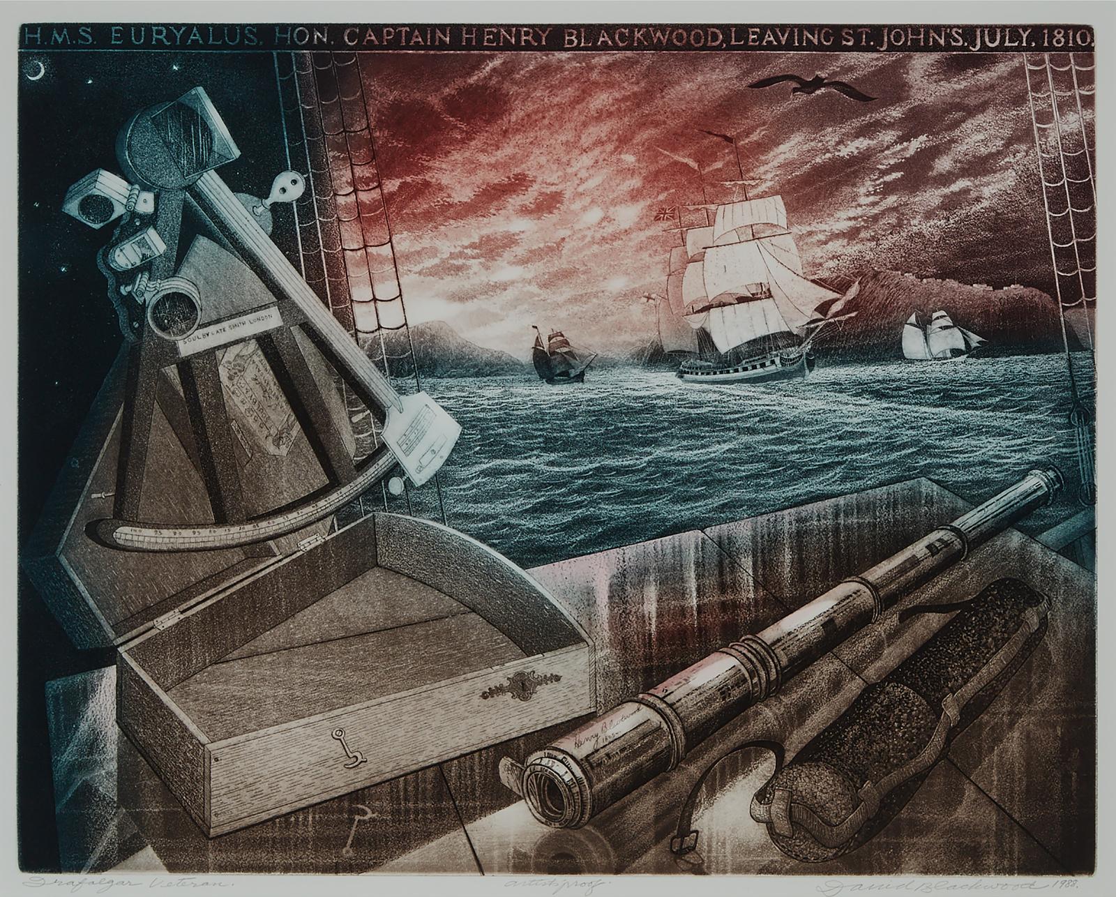 David Lloyd Blackwood (1941-2022) - Trafalgar Veteran, 1988