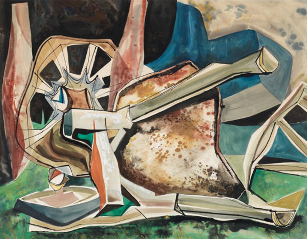 Thomas (Tom) Sherlock Hodgson (1924-2006) - Wheelbarrow