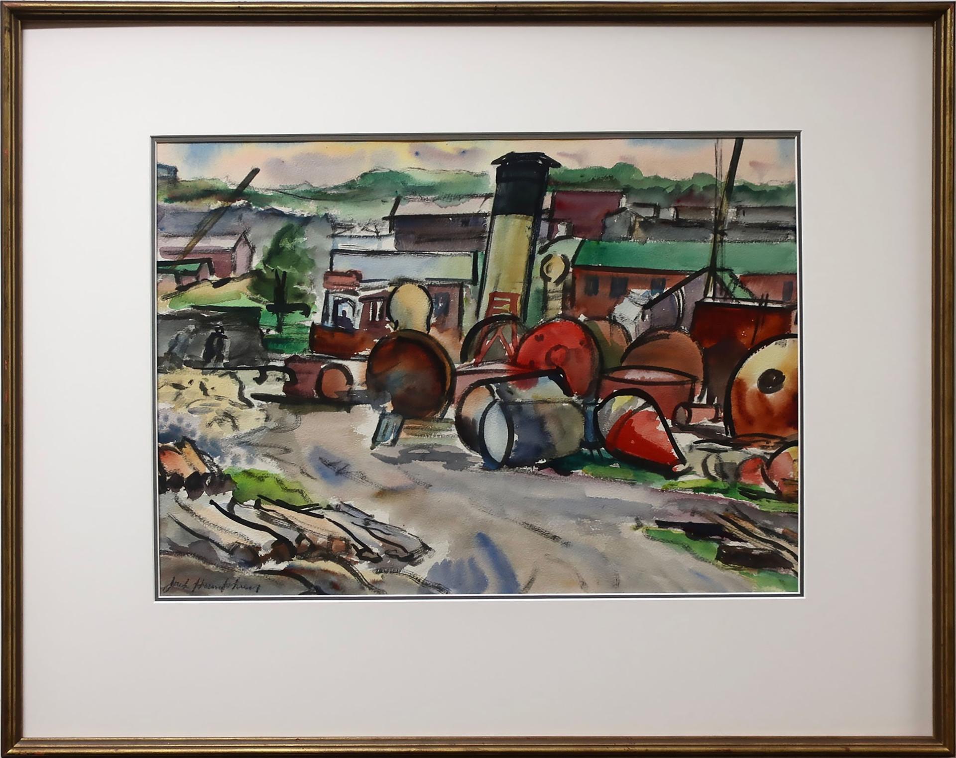 Jack Weldon Humphrey (1901-1967) - The Buoy Wharf (St. John Harbour)