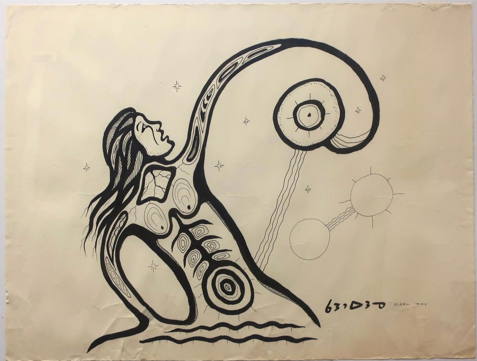 Carl Ray (1942-1978) - Untitled (Spirit)