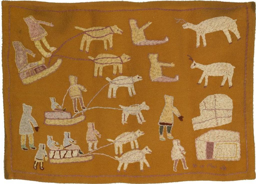 Eheemuga Neeueeaheak - Untitled (Hunting Scene) And Untitled (Migration Scene)