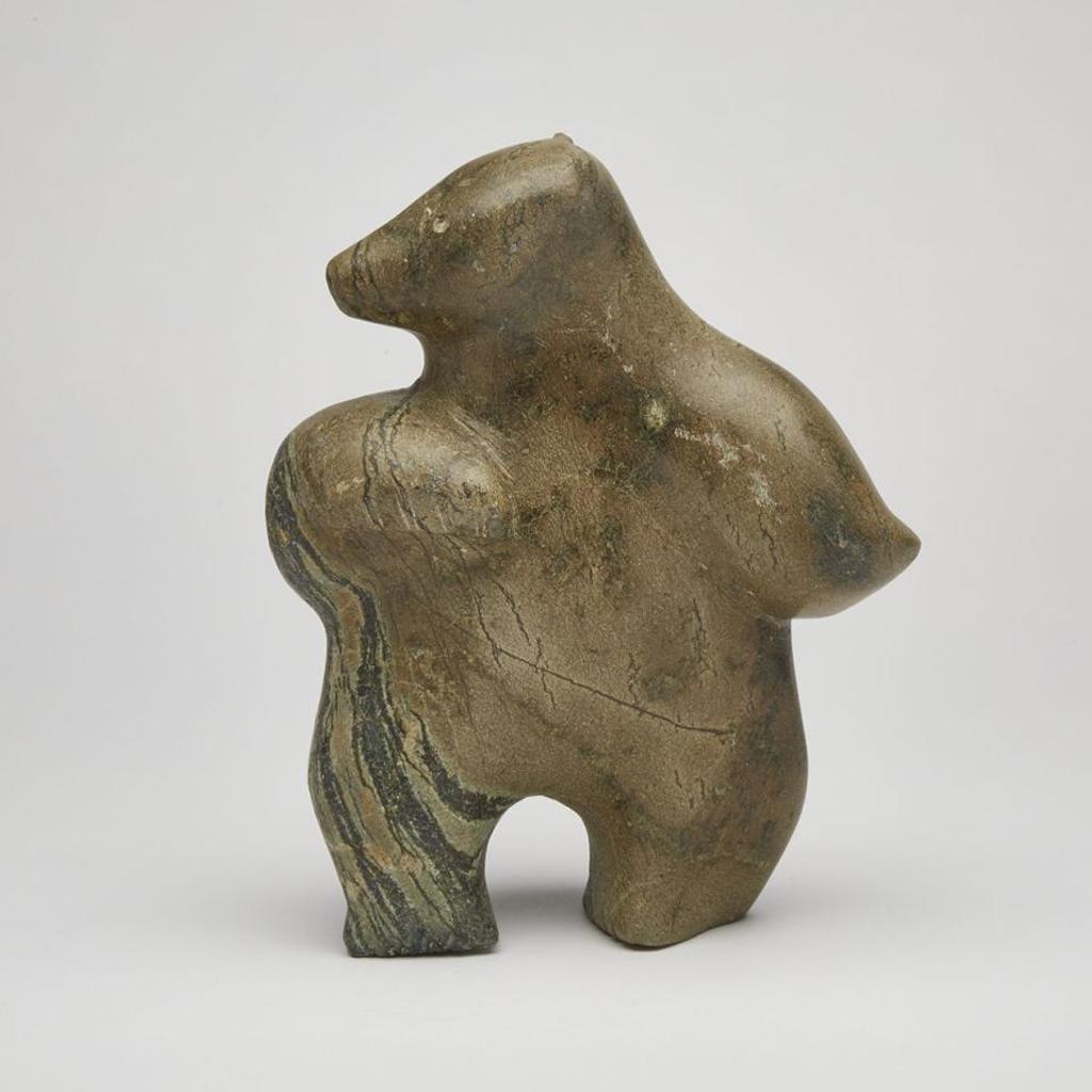 Pauta Saila (1916-2009) - Polar Bear Strolling On Hind Legs