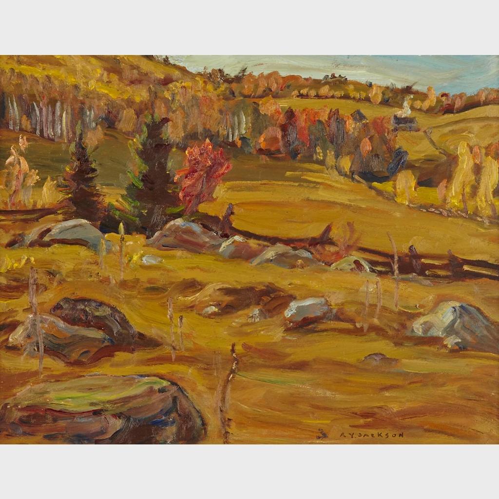 Alexander Young (A. Y.) Jackson (1882-1974) - Autumn, Combermere, Oct. 1960