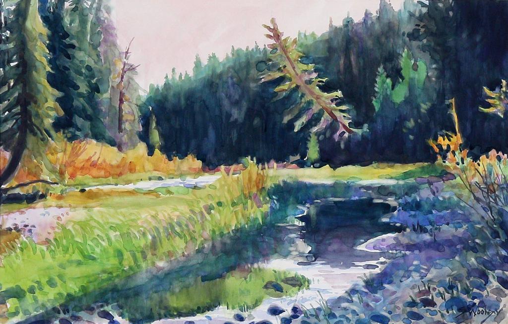 Susan Woolgar (1955) - Standing Pool