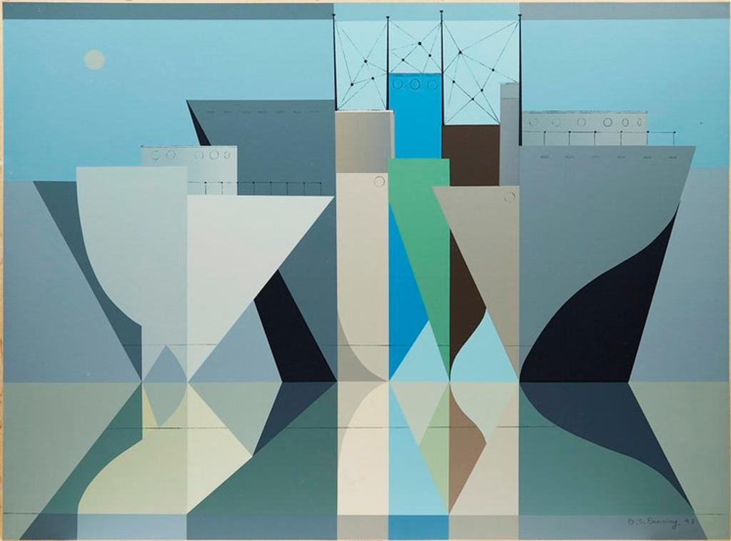 Bertram Charles (B.C.) Binning (1909-1976) - Ships in Classical Calm