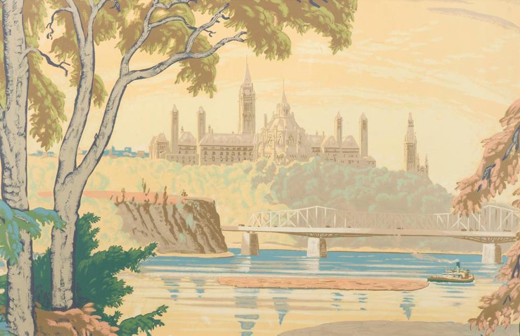 Stanley Francis Turner (1883-1953) - Parliament Buildings, Ottawa
