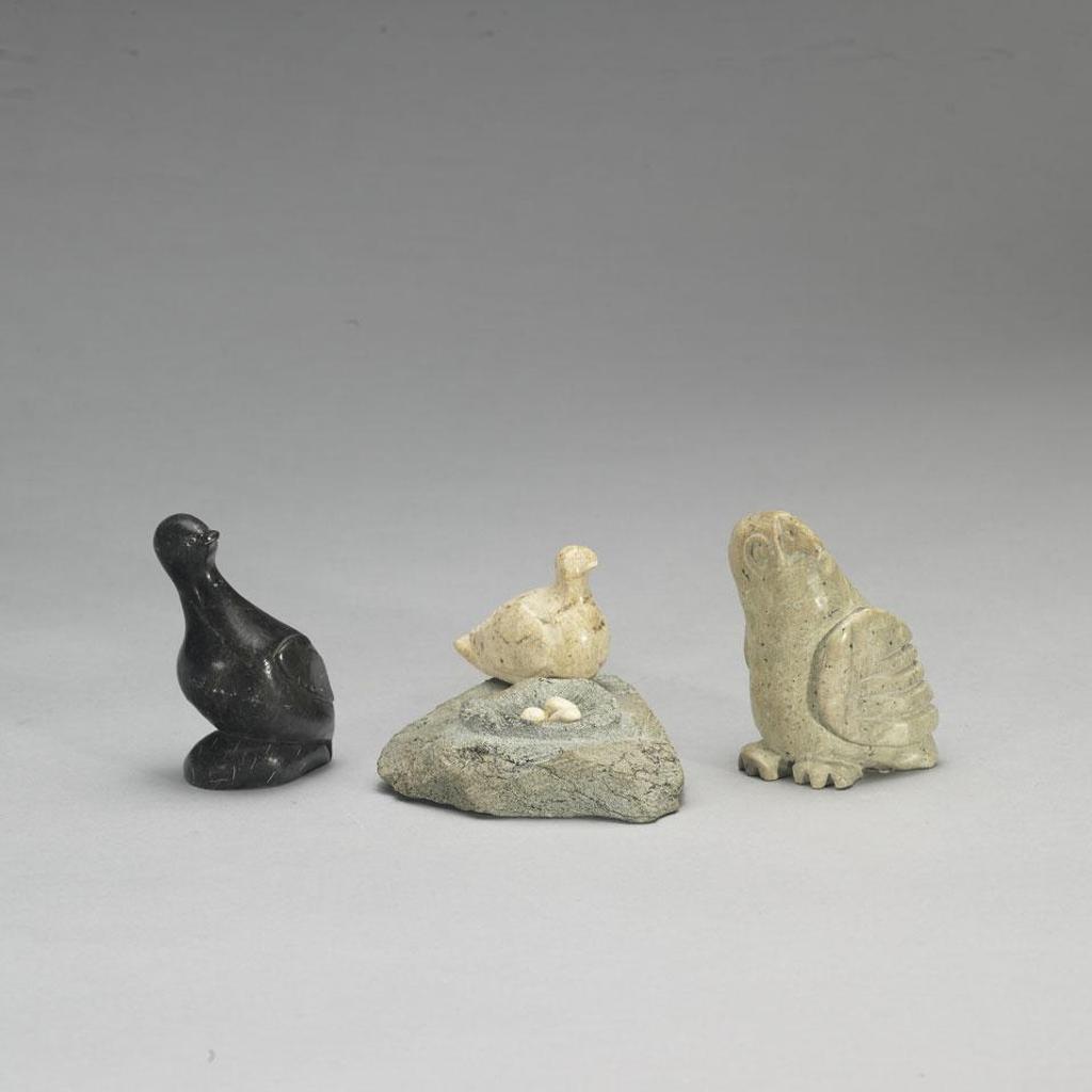 George Auksao (1963) - Owl, Bird, Bird On A Base