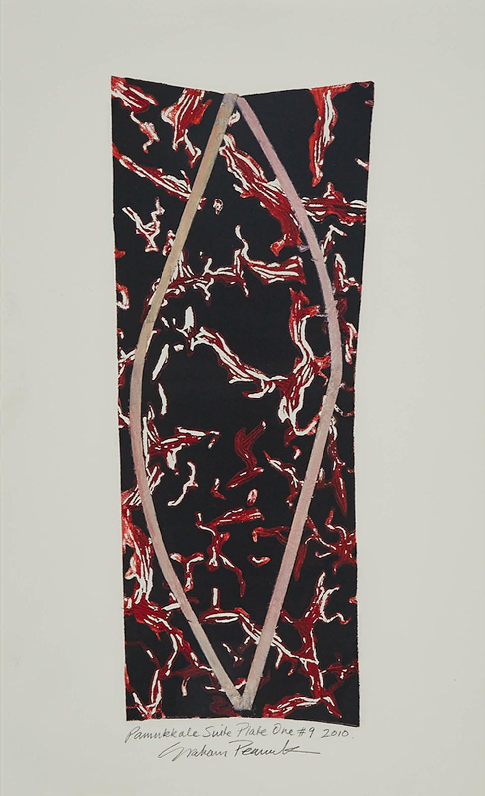 Graham Peacock (1945) - Pamukkale Suite, Plate One #9, 2010