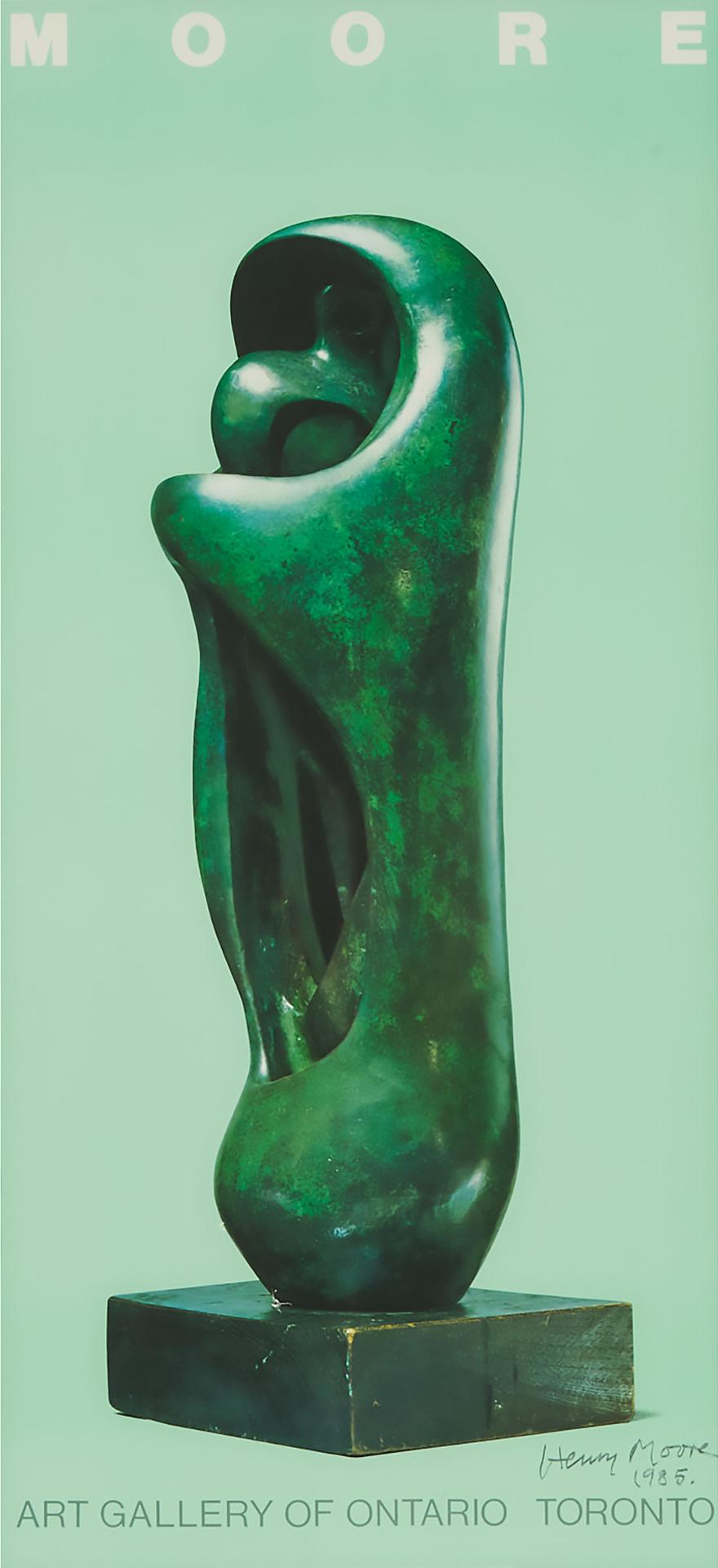 Henry Spencer Moore (1898-1986) - Art Gallery Of Ontario Poster, 1985