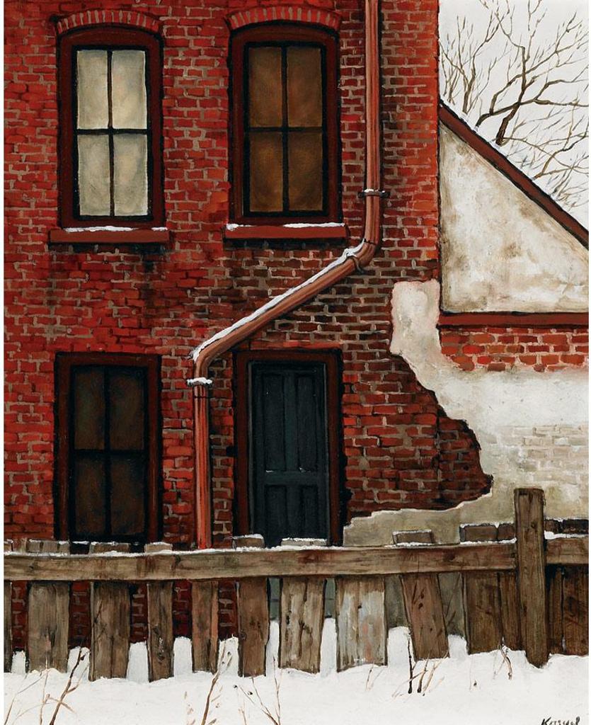 John Kasyn (1926-2008) - The Rain Pipe
