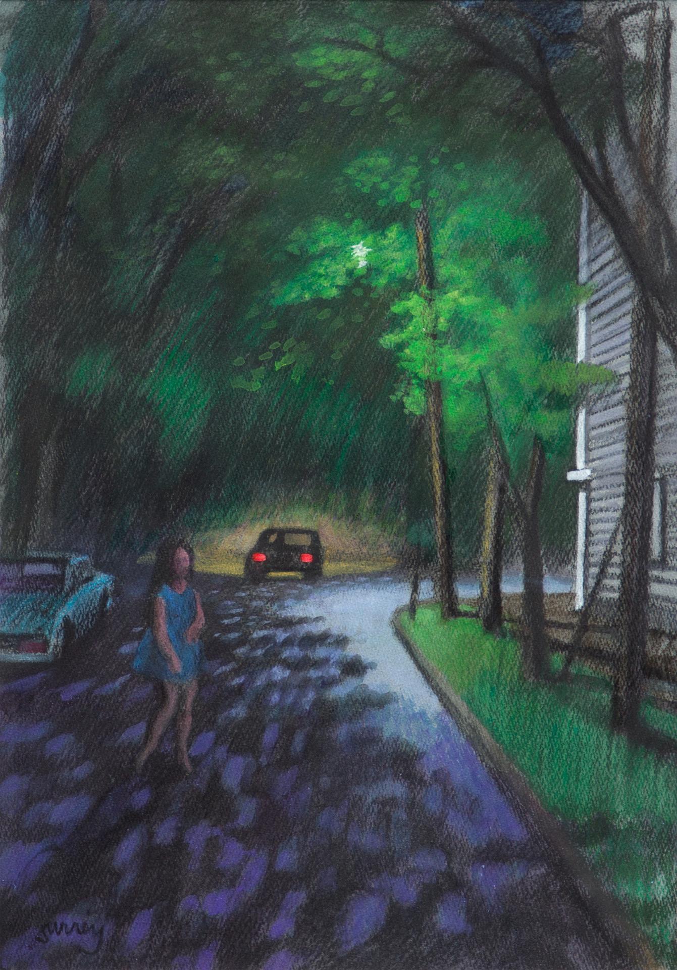 Philip Henry Howard Surrey (1910-1990) - Night Scene, n. d.