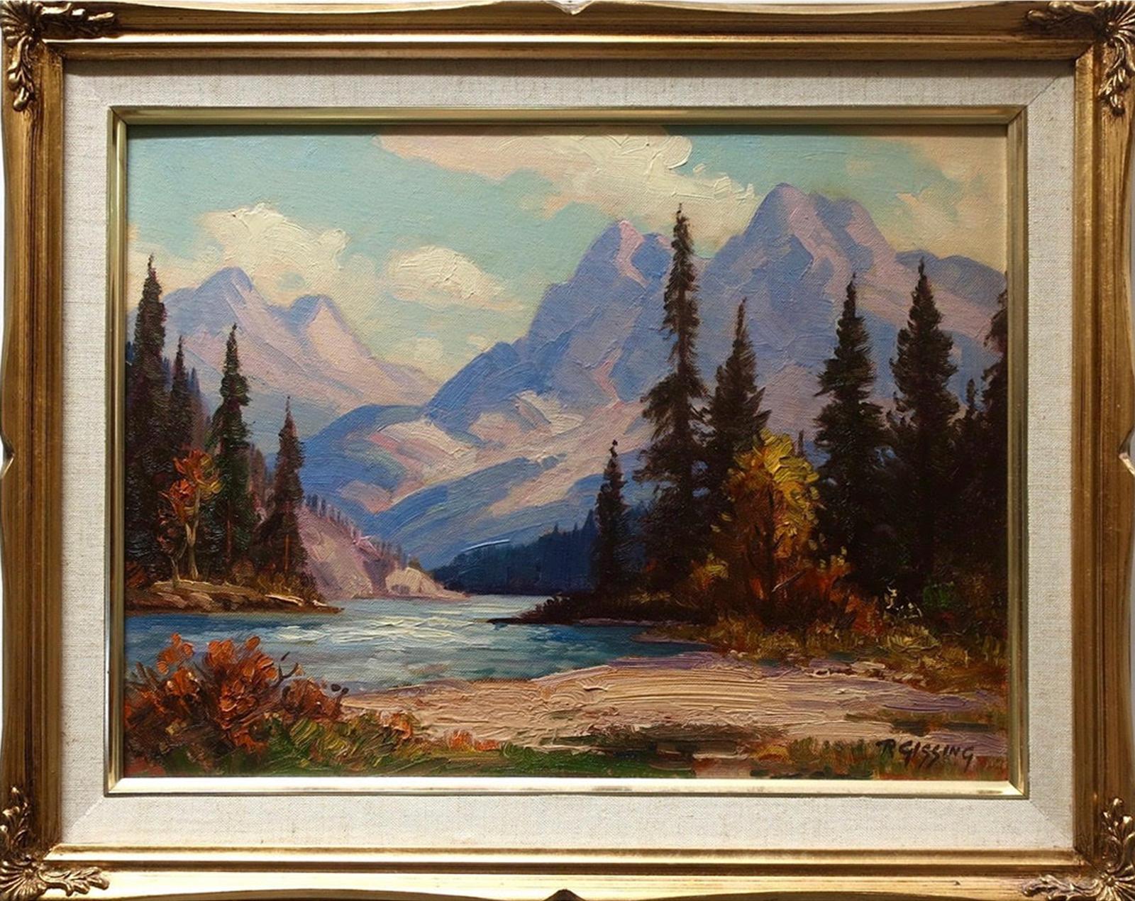 Roland Gissing (1895-1967) - River And Mountains