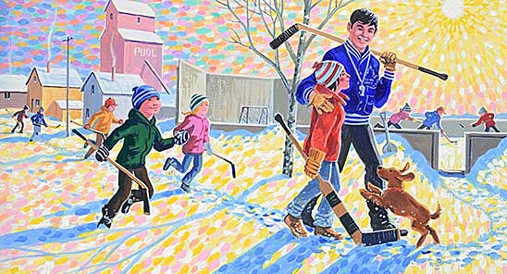 William (Bill) Roy Brownridge (1932) - Going to the Rink