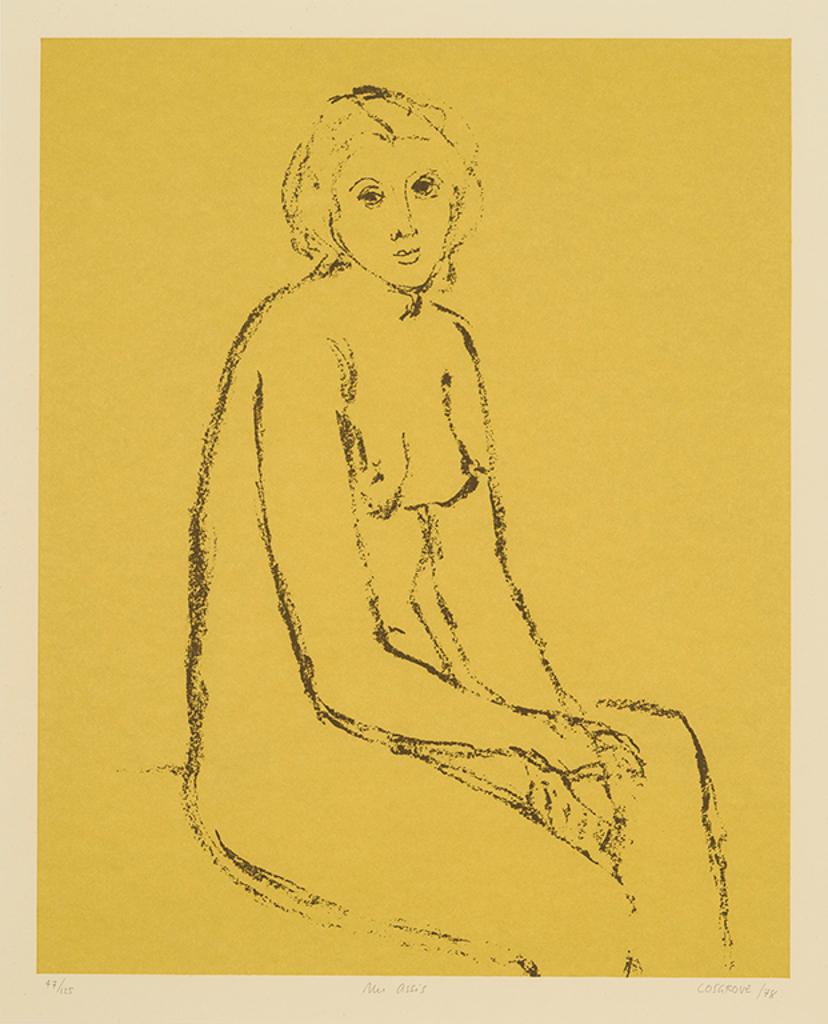 Stanley Morel Cosgrove (1911-2002) - Nu assis, 1978