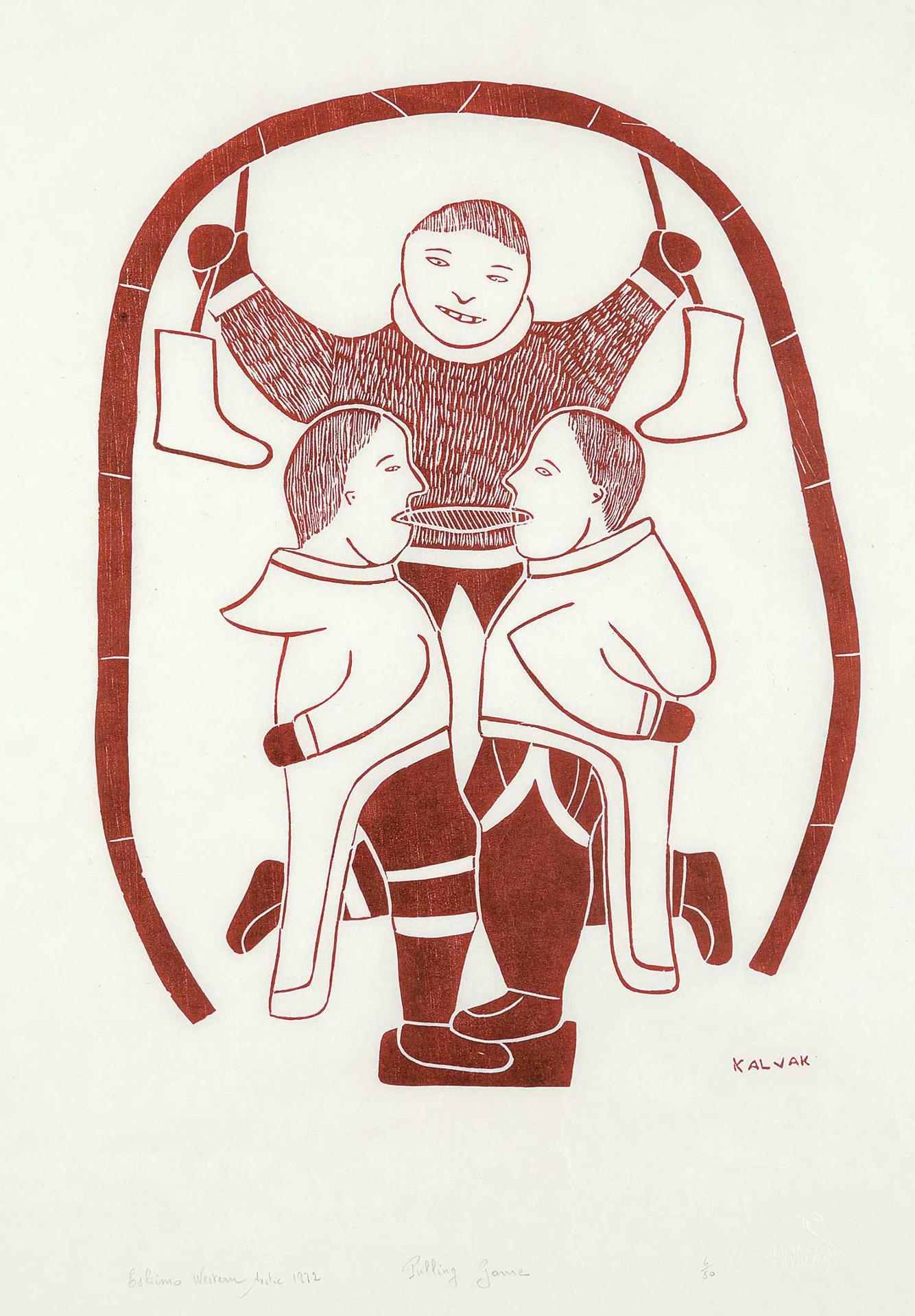 Helen Mabel Nigiyok Kalvak (1901-1984) - Pulling Game #6/50