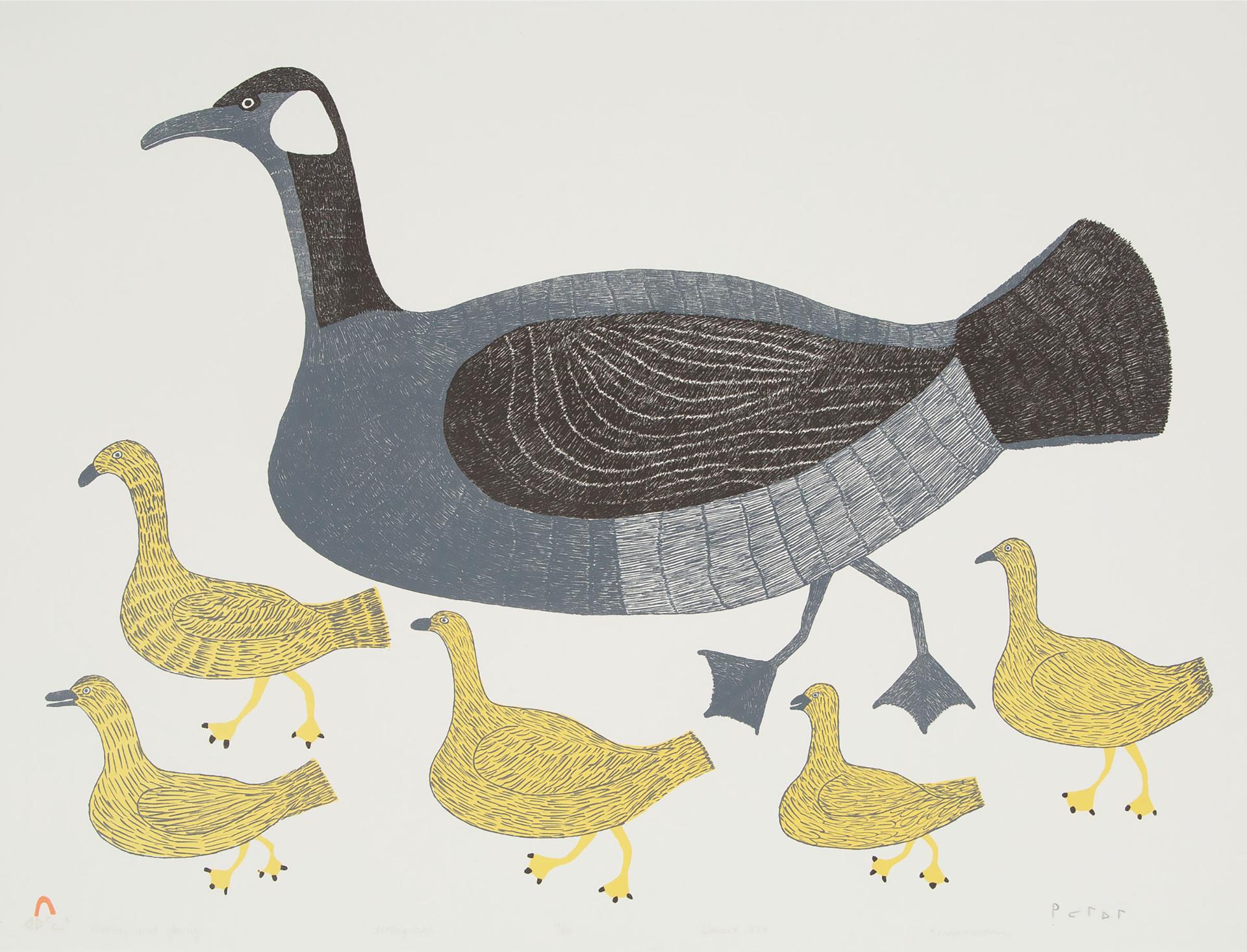 Keeleemeeoomee Samualie (1919-1983) - Mother And Young