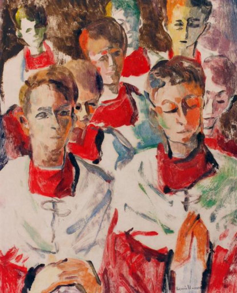 Henri Leopold Masson (1907-1996) - CHOIR BOYS; ca 1950