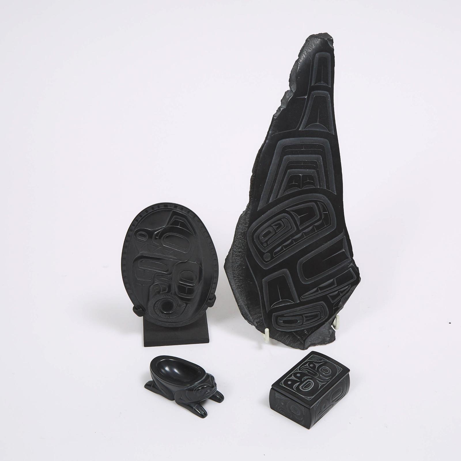 Pat Dixon (1938-2015) - A Collection Of Argilite Carvings