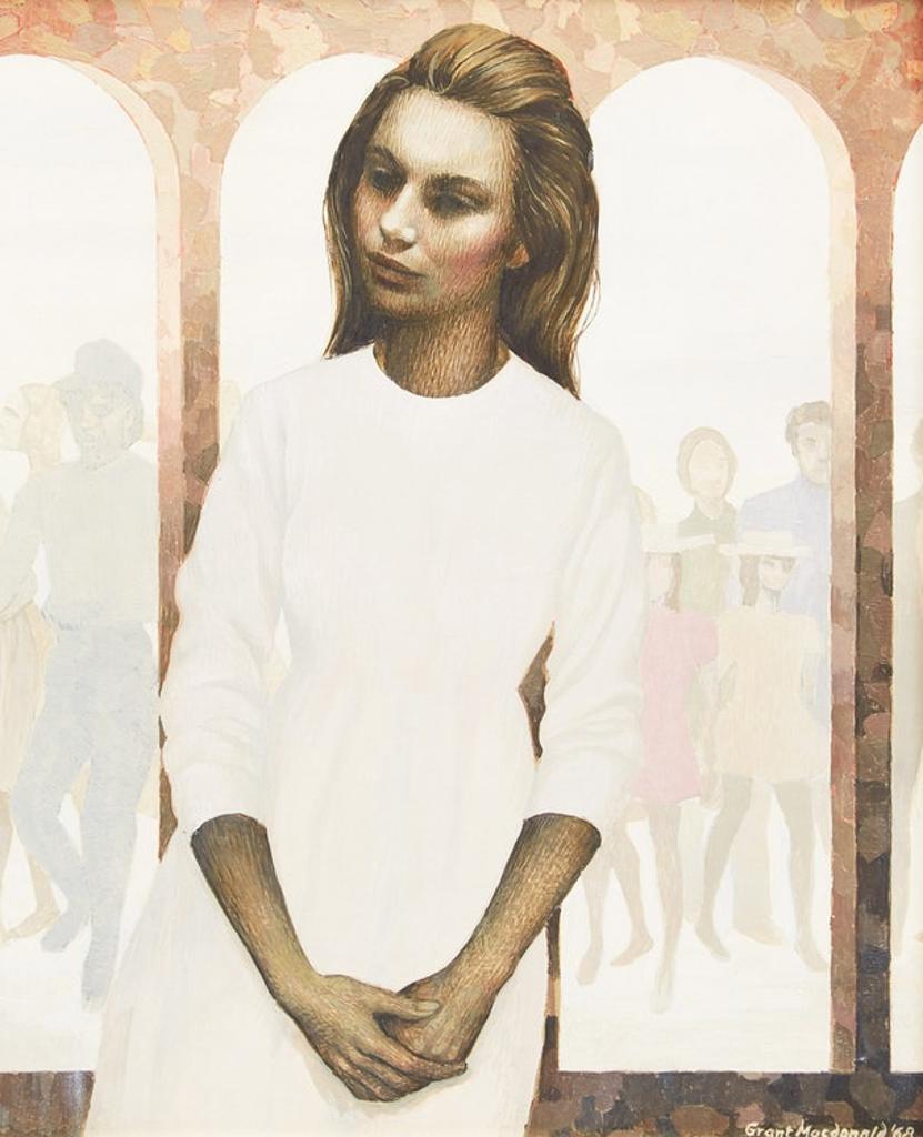 Grant Kenneth MacDonald (1909-1987) - Woman in White with Arches