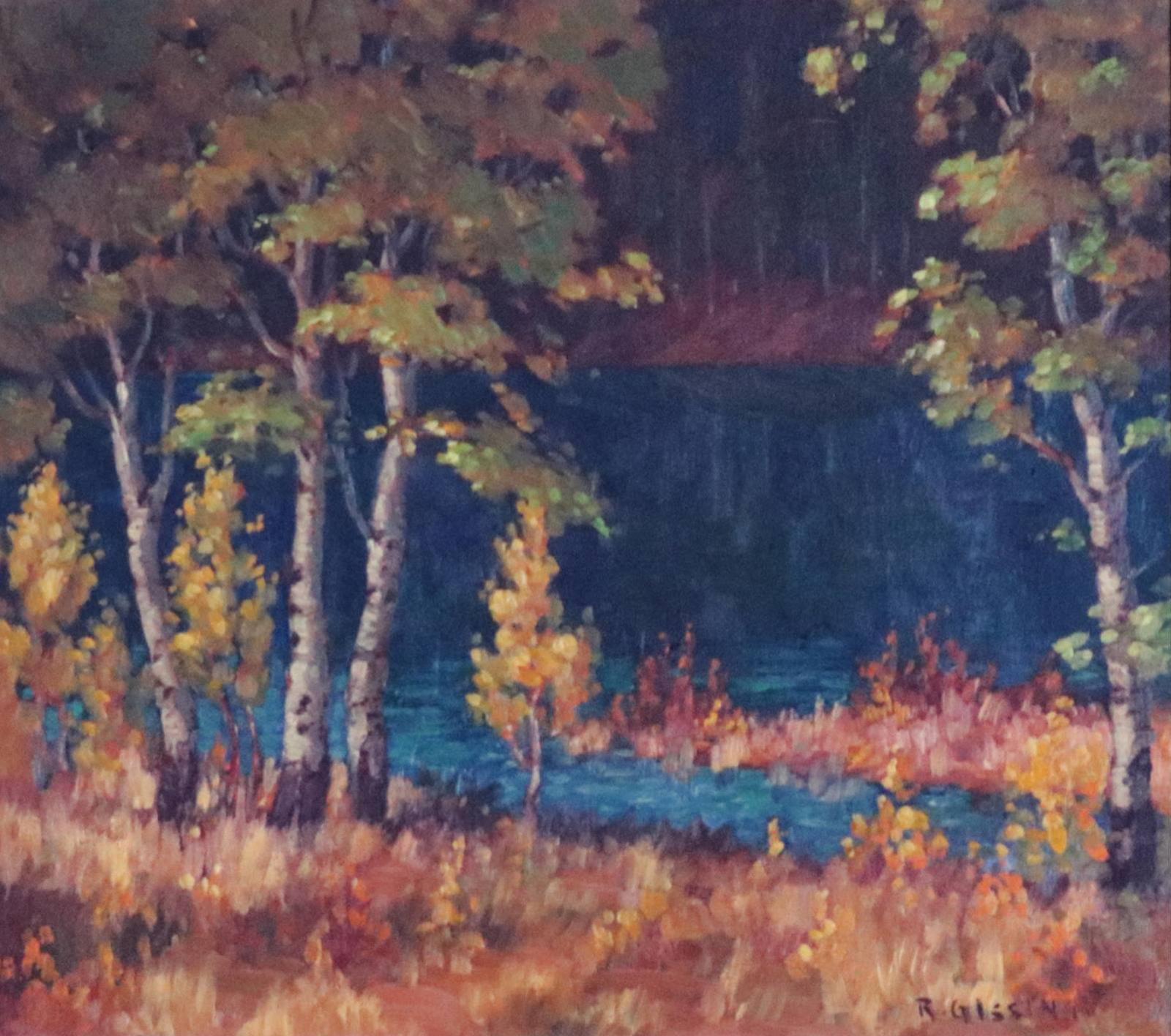 Roland Gissing (1895-1967) - Autumn Trees Along The Ghost
