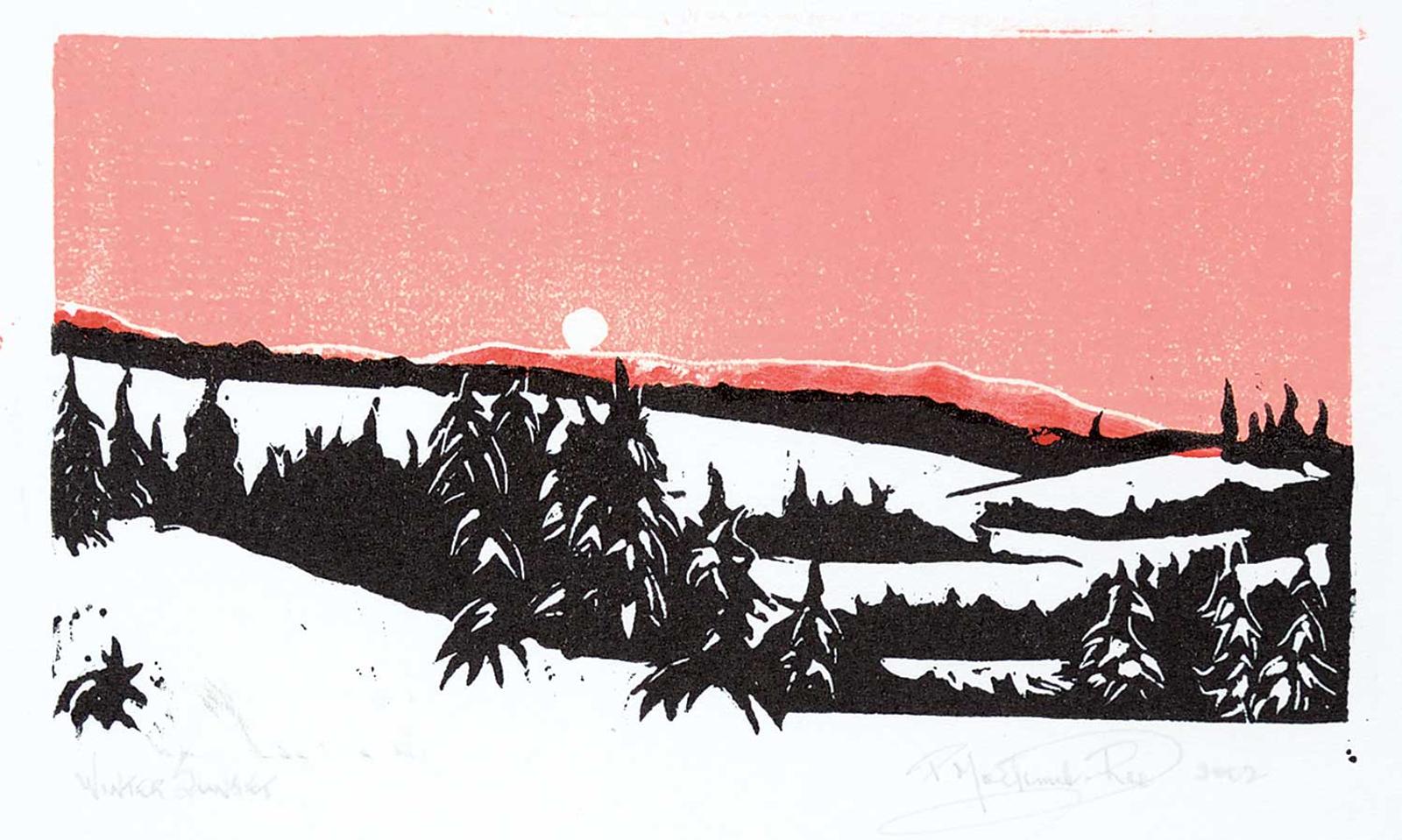 Peter Mortimer-Rae (1931) - Winter Sunset
