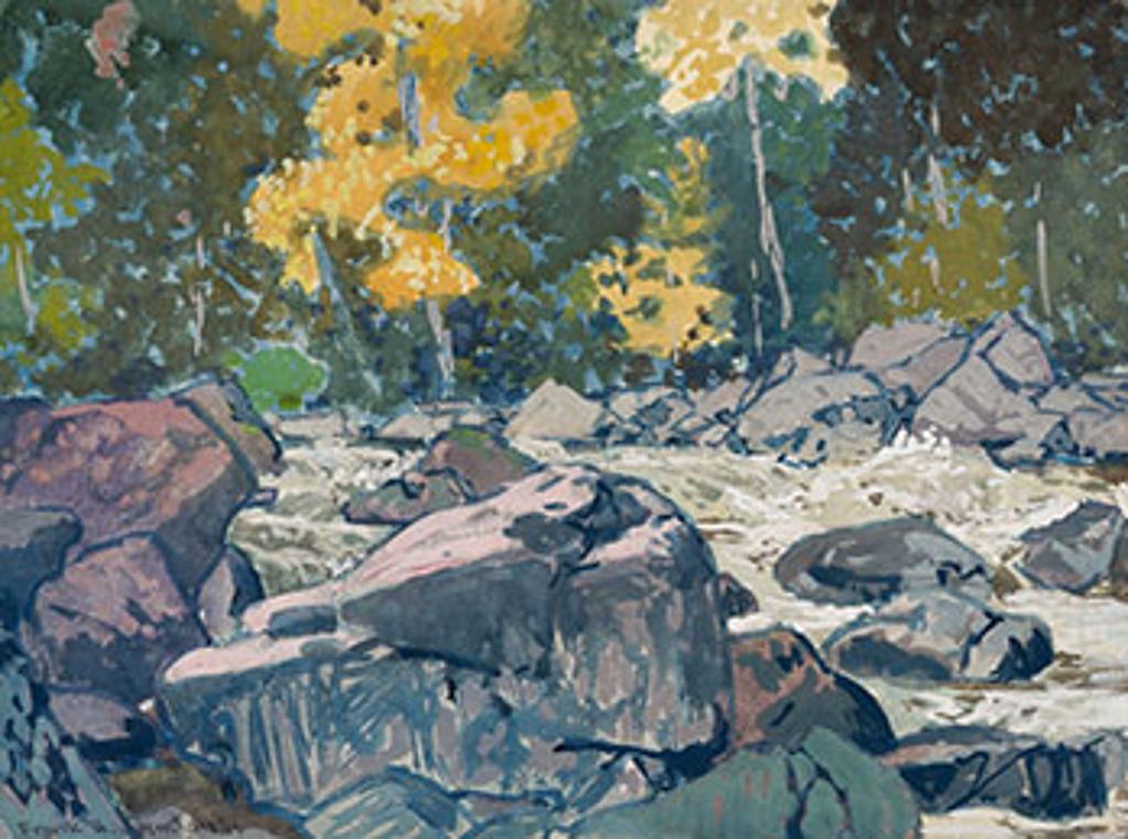 Frank (Franz) Hans Johnston (1888-1949) - Rushing River in Algoma