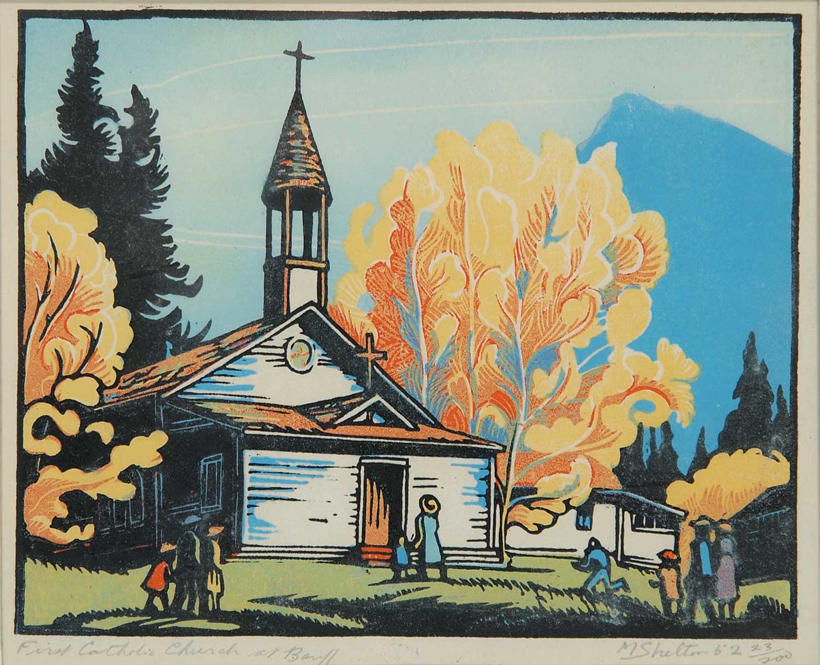 Margaret Dorothy Shelton (1915-1984) - First Catholic Church at Banff #23/200