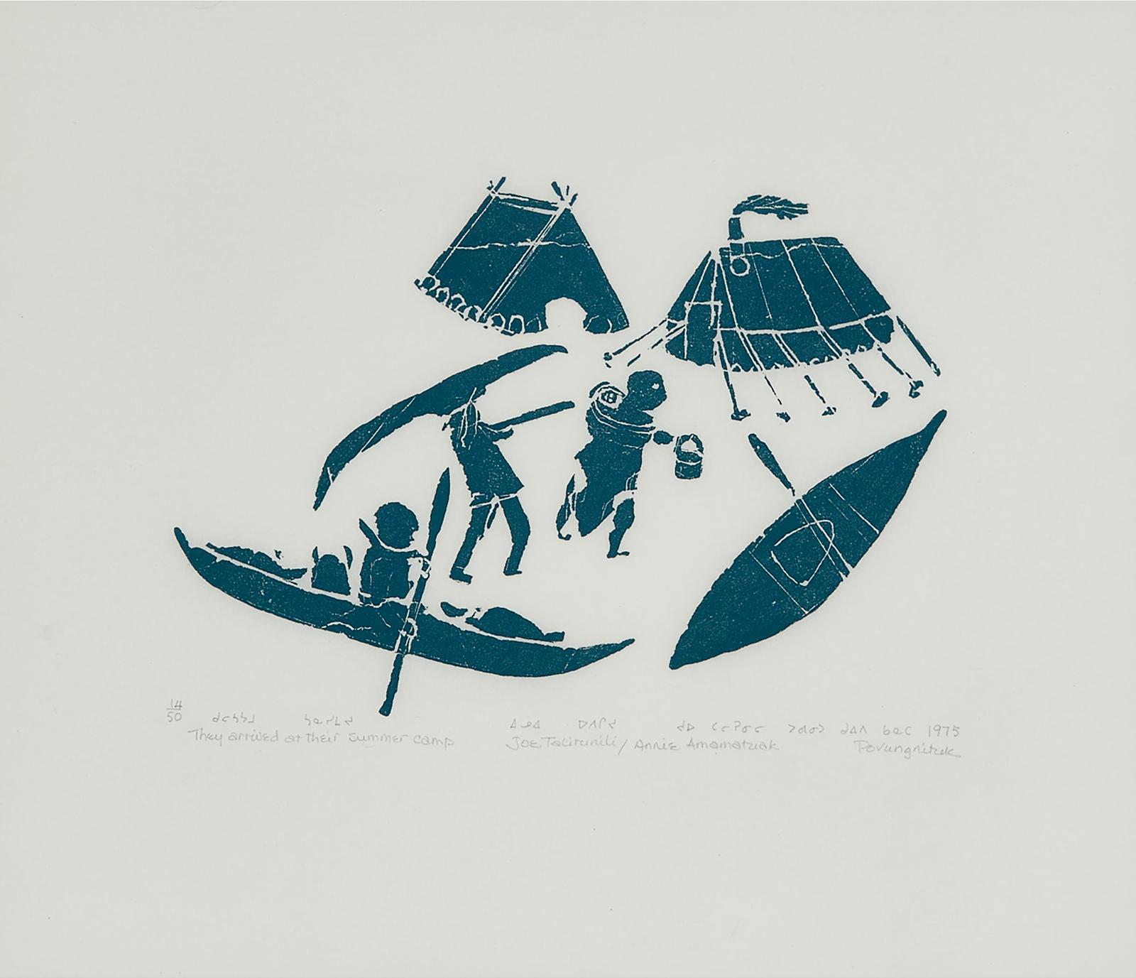 Joe Talirunili (1893-1976) - They Arrived At Their Summer Camp