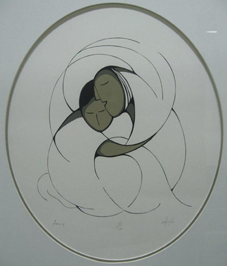 Daphne Odjig (1919-2016) - Loving; Loons Dancing