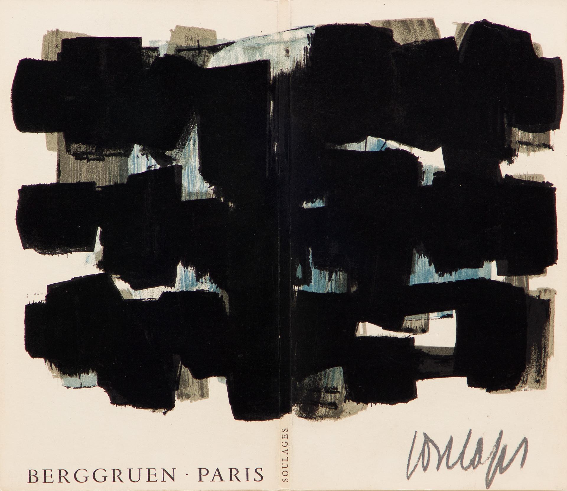 Pierre Soulages (1919-2022) - Pierre Soulages, Gouaches et Gravures, 1957