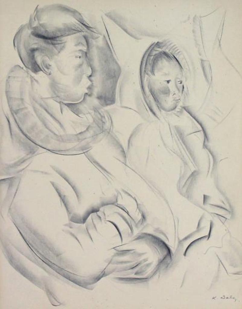 Kathleen Frances Daly Pepper (1898-1994) - Inuit Couple
