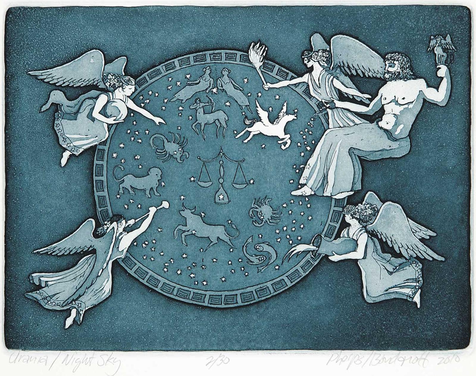 Stan Carole Phelps Bondaroff - Unrania / Night Sky  #2/30