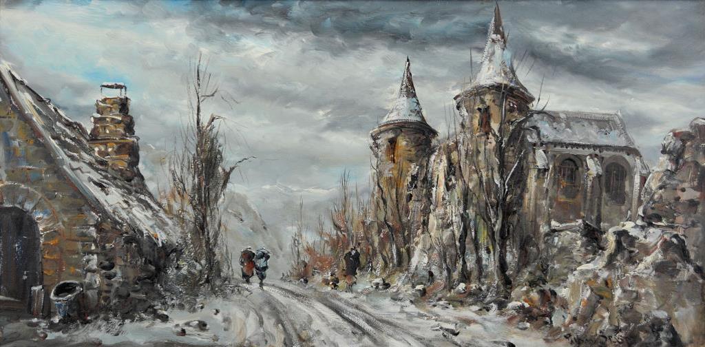 Raymond Besse (1899-1969) - Chateau en Auxerqne