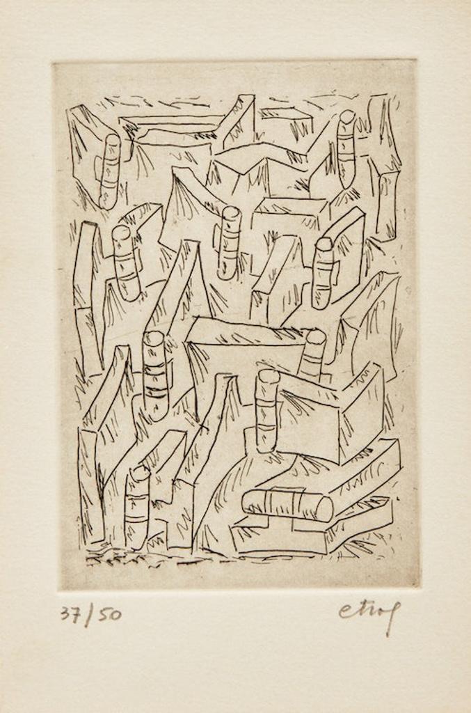 Sorel Etrog (1933-2014) - Two Untitled Abstracts