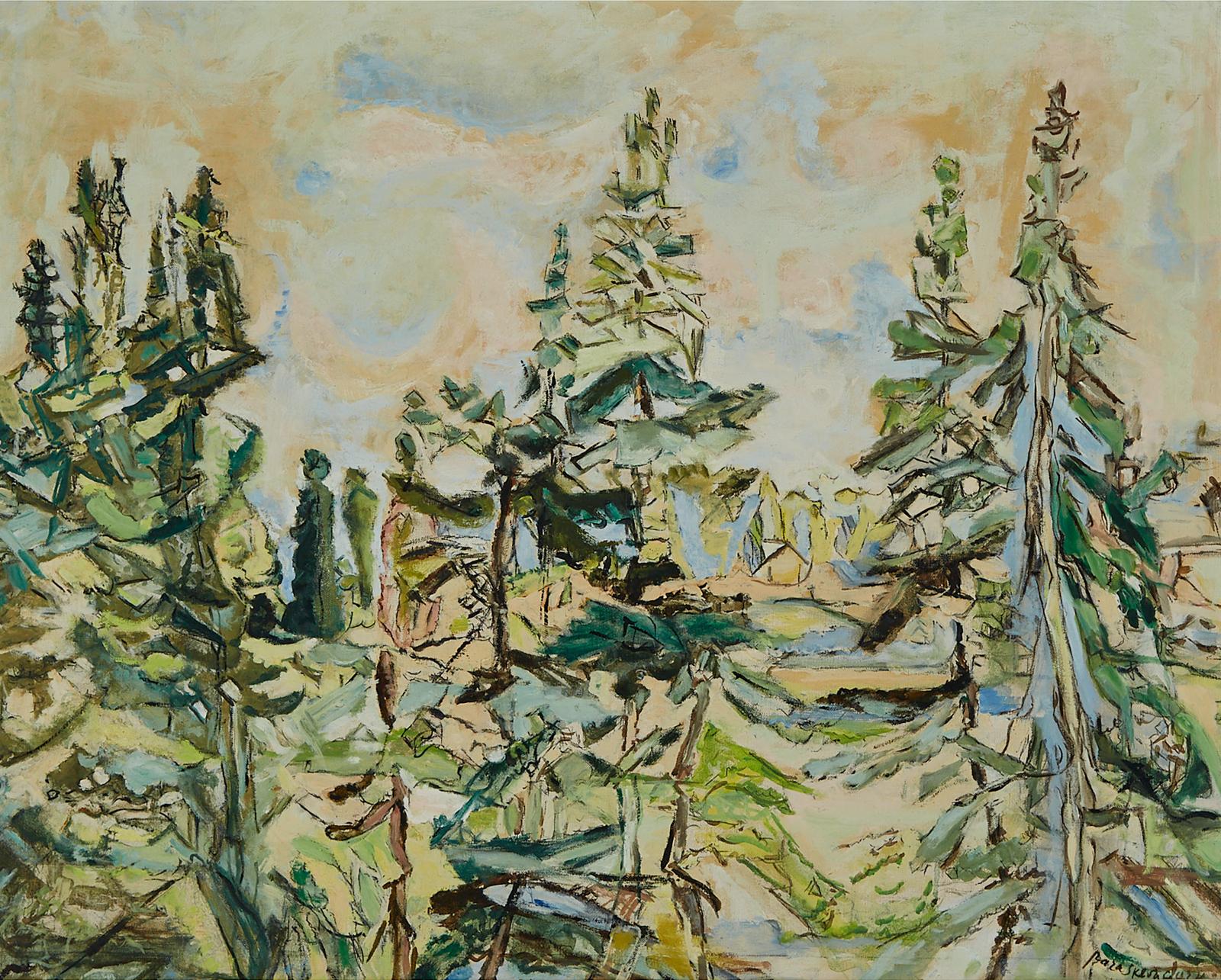 Paraskeva Plistik Clark (1898-1986) - View Near Canoe...