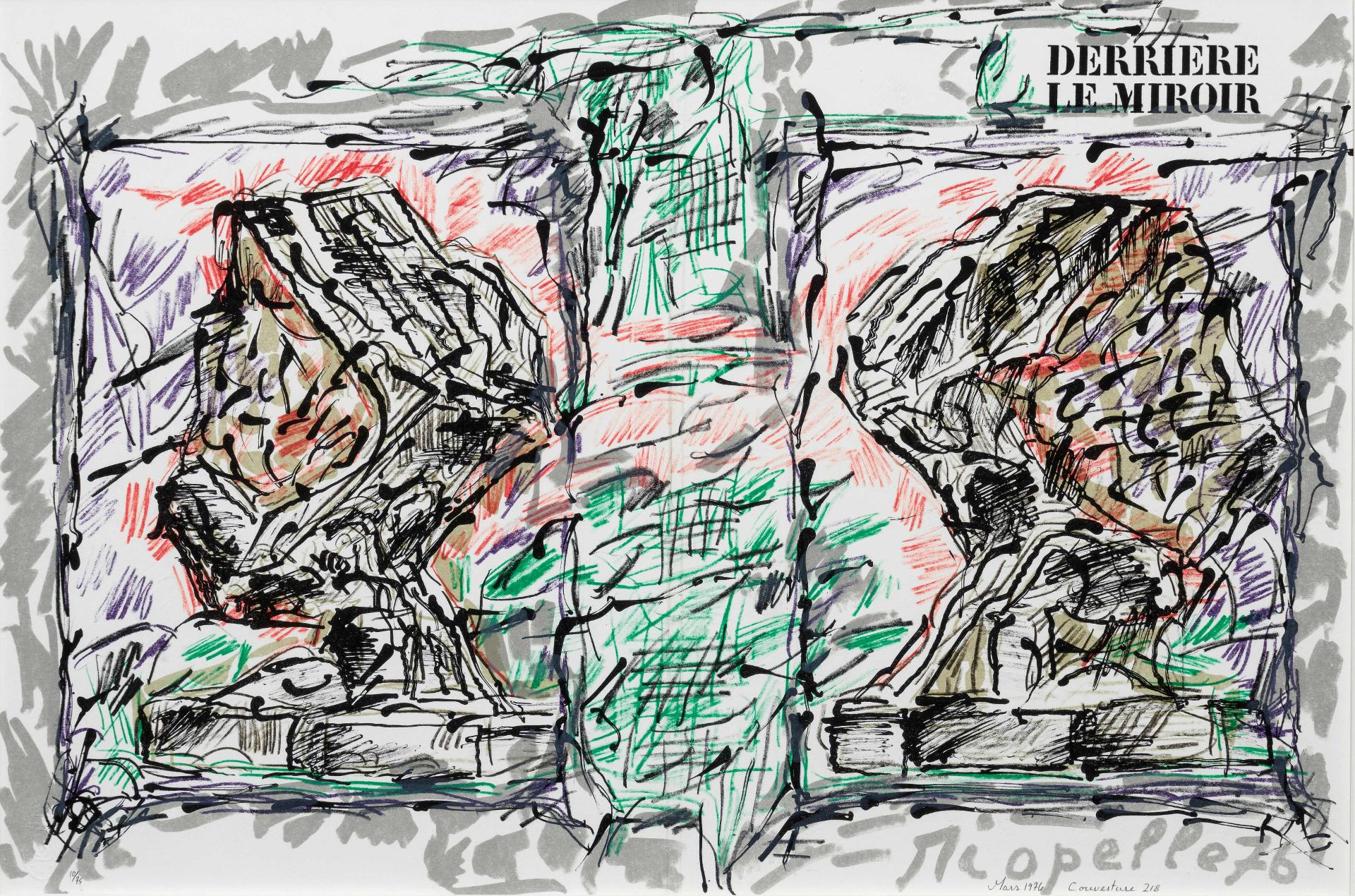 Jean-Paul Riopelle (1923-2002) - Derrière le miroir #218, 1976