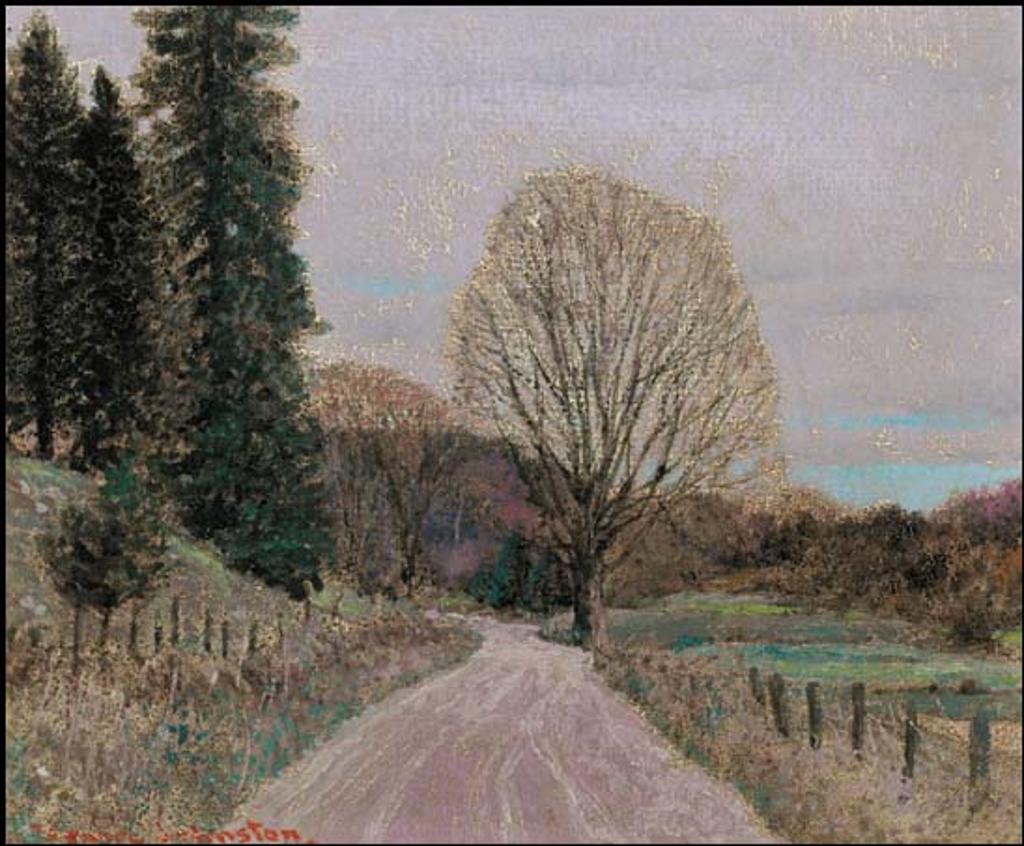 Frank (Franz) Hans Johnston (1888-1949) - The Road to Avoca, Quebec