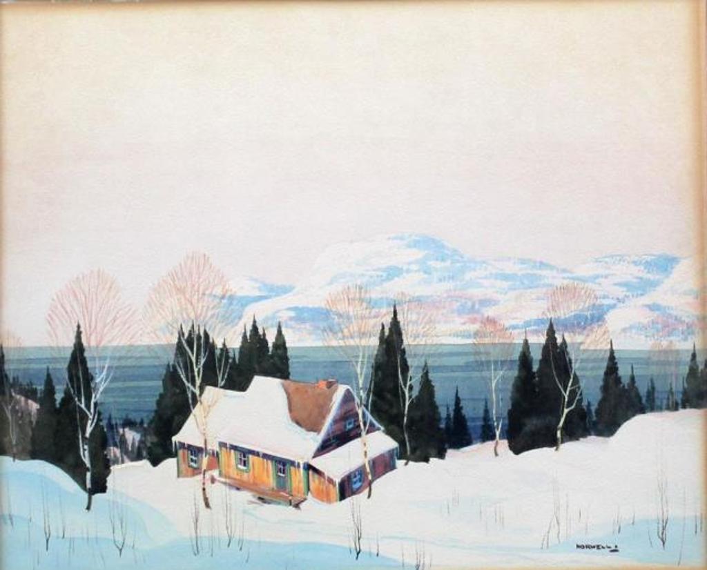 Graham Norble Norwell (1901-1967) - Lake in Winter