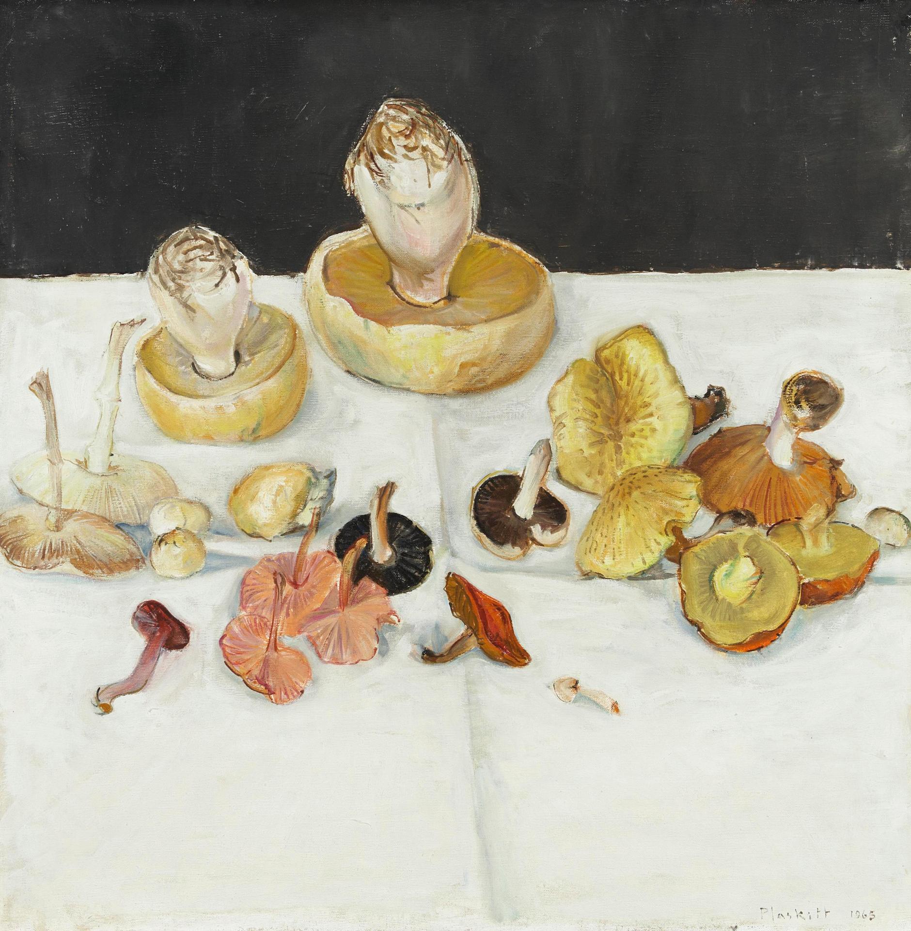 Joseph (Joe) Francis Plaskett (1918-2014) - Funghi on Table