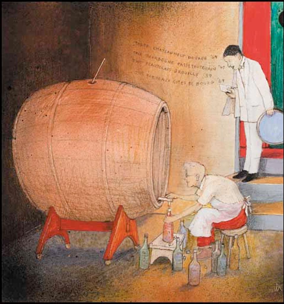 William Kurelek (1927-1977) - The Waiter