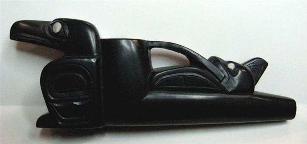 Glen Pollard (1957) - Haida Raven And Killer Whale