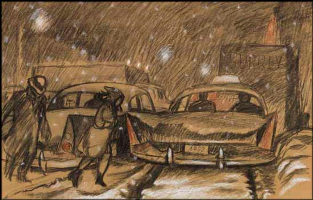 Phillip Henry Howard Surrey (1910-1990) - Street Scene