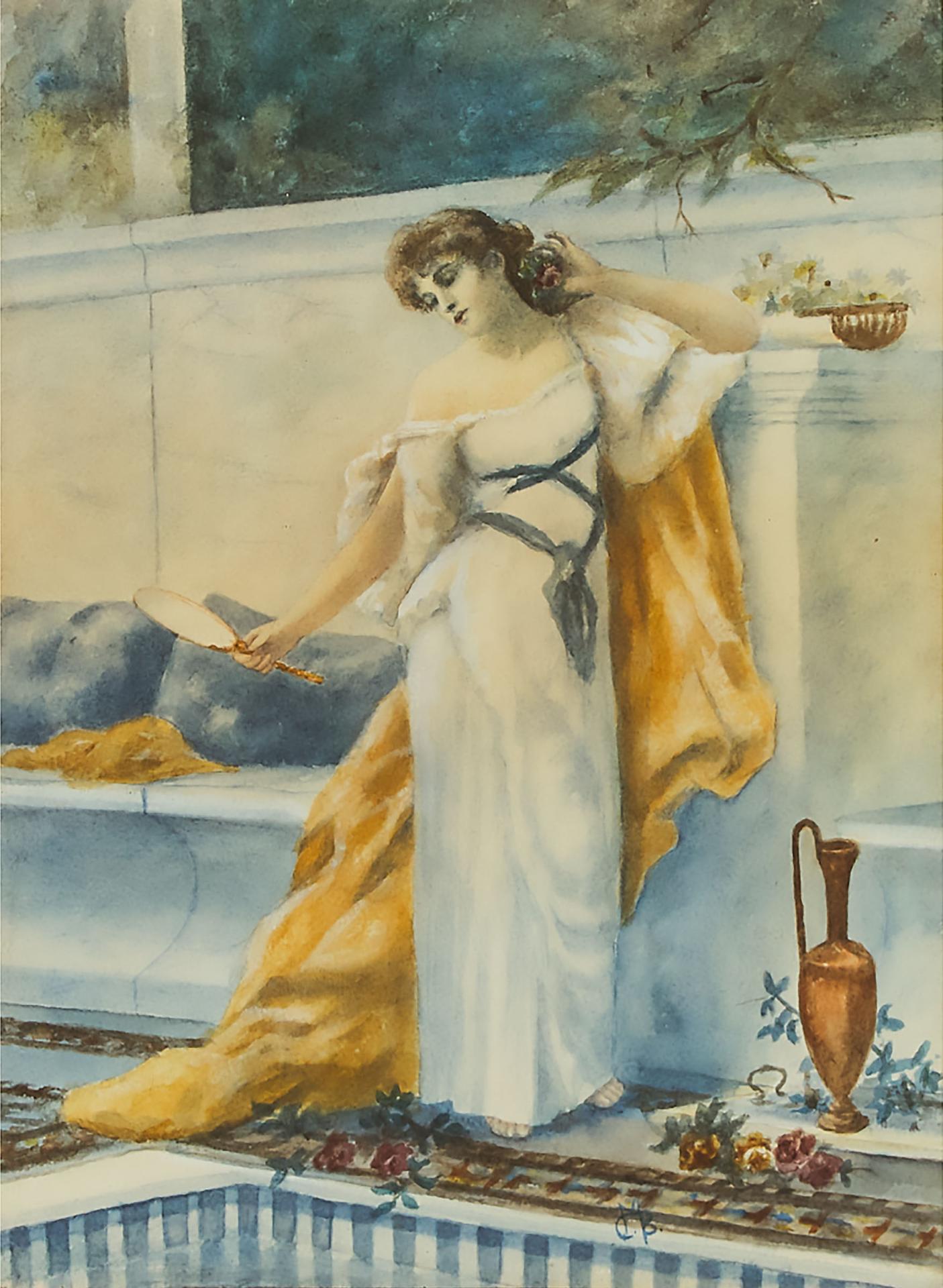 Cicely Mary Barker - Grecian Beauty With Mirror