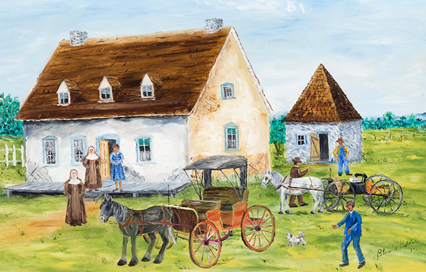 Blanche Bolduc (1907-1998) - Farm Scene