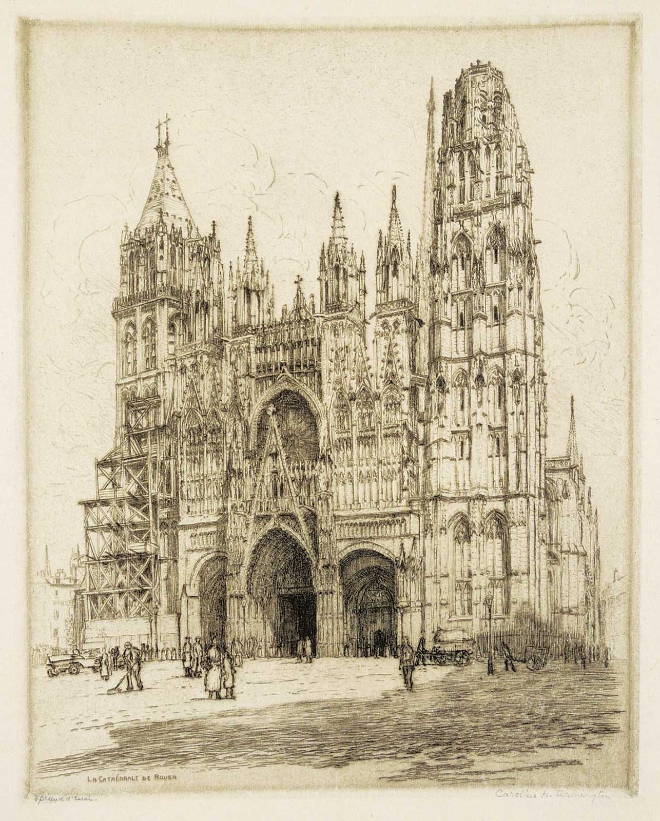 Caroline Helena Armington (1875-1939) - La Cathedrale de Rouen