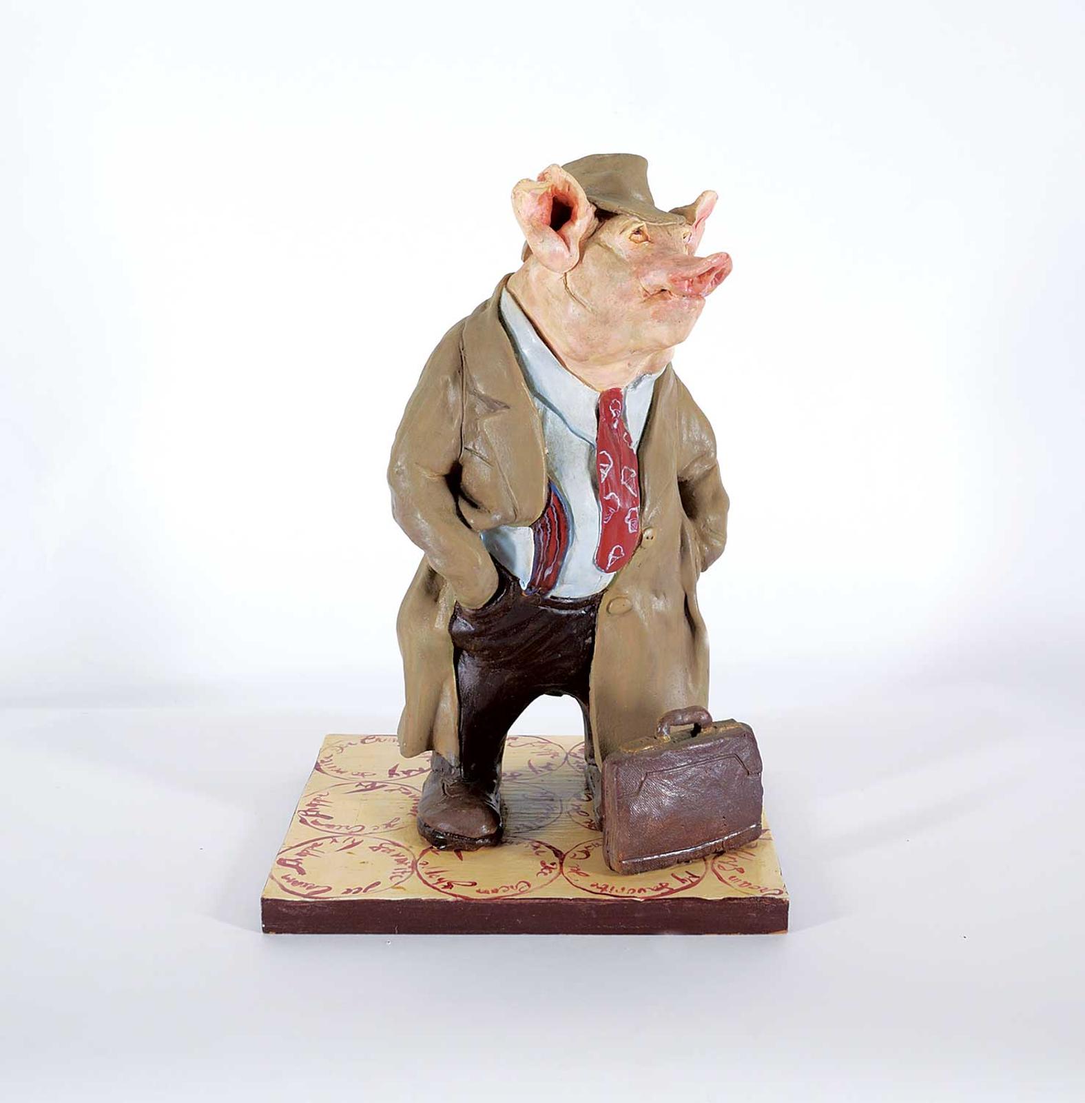 Gwen Hughes - Untitled - Working Swine to Five