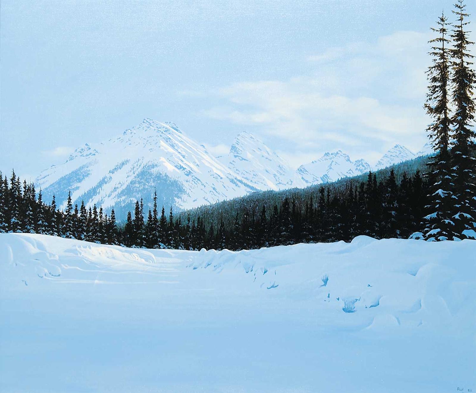 Ted Raftery (1938) - Logging Road in Winter